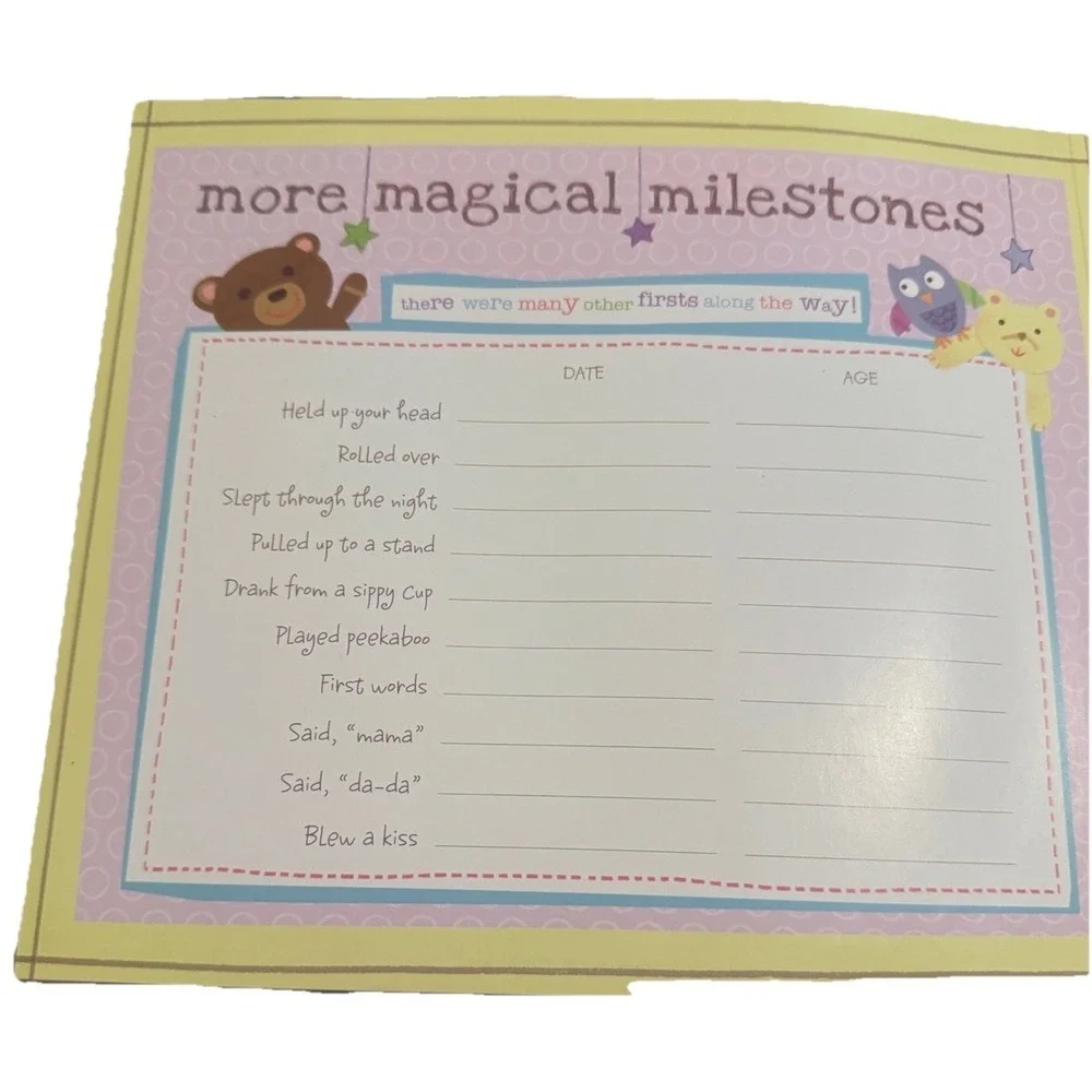 Baby's Book‎ of Firsts : A Keepsake of Baby's First Milestones, Hardcover